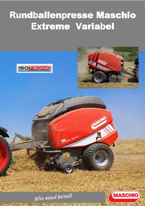 Rundballenpresse Maschio Extreme  Variabel